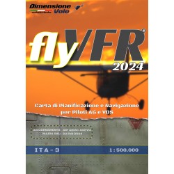 VFR FLY ITA 3 2024 SUD Carta Aeronautica  